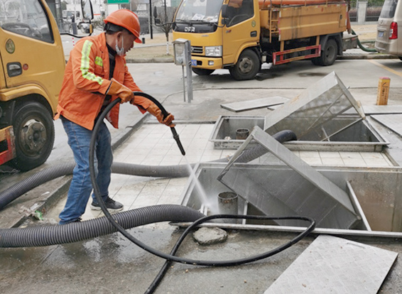长安镇隔油池清理